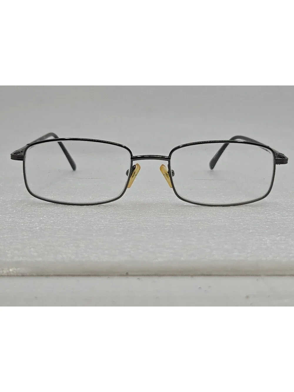 Equinox EQ212 Gunmetal Eyeglasses 53-18-145 Rectangular Men's W/Case Movie Prop